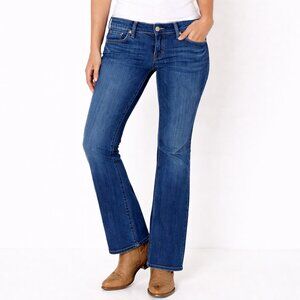 True Religion Becky Bootcut Jeans Lone Star Wash Size 27 Flap Pocket